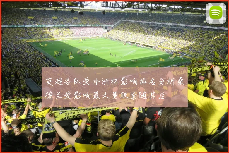 英超各队受非洲杯影响排名分析桑德兰受影响最大曼联紧随其后